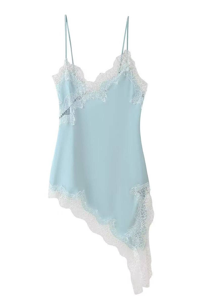 Mccolin - Wholesale Camisole - Women's - Lace-Trim Asymmetrical Cami Top7