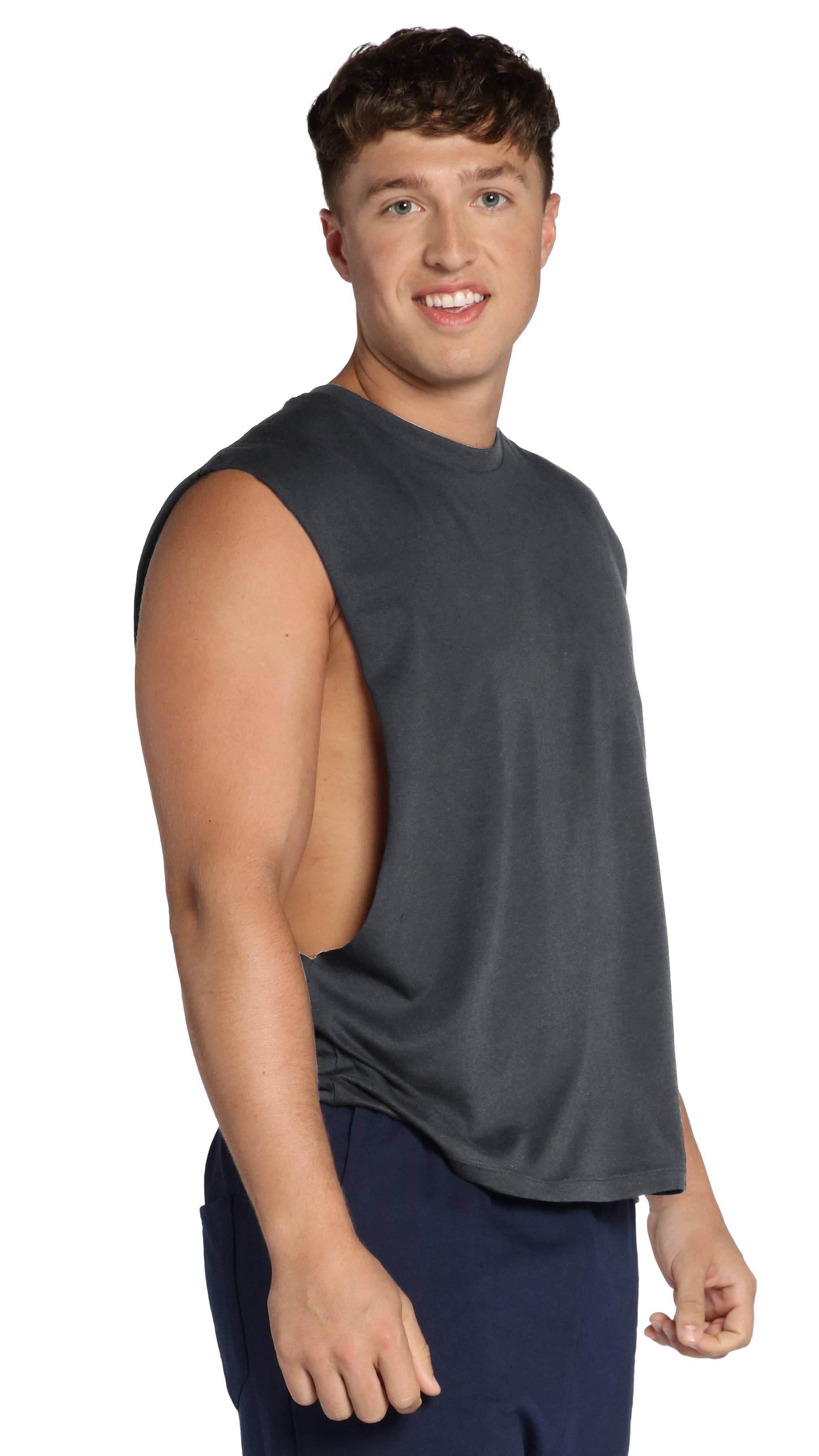 REMOVED BRAND – wholesale Tank top – Men's – Men's Muscle Tank | MS-1513