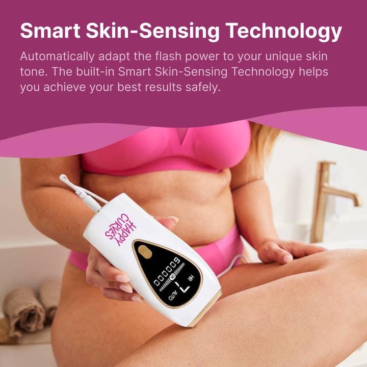 Happy Nuts - Wholesale Body Hair Removal Product - Happy Curves Beam At-Home IPL Hair Removal System