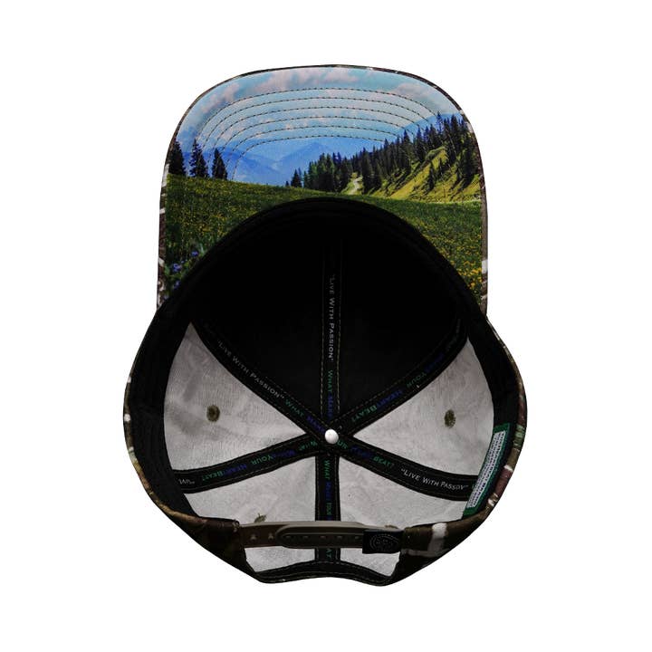 The Heartbeat Brand - Vente Casquette de camionneur – unisexe - Chapeau de chasse | Casquette de baseball ajustée | Camouflage arbre mousse clair3