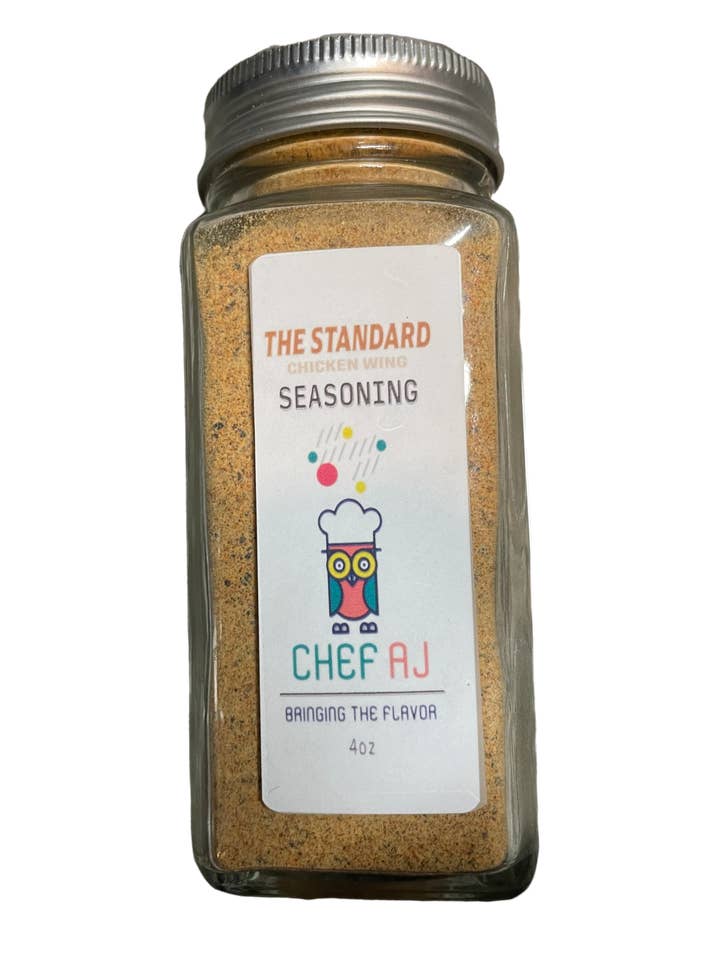 The Standard Organic Chicken Wing Seasoning for wholesale by Chef AJ
