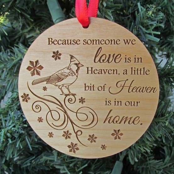 Decorazione natalizia Cardinal Memorial per la vendita all'ingrosso da parte di Memories for Life