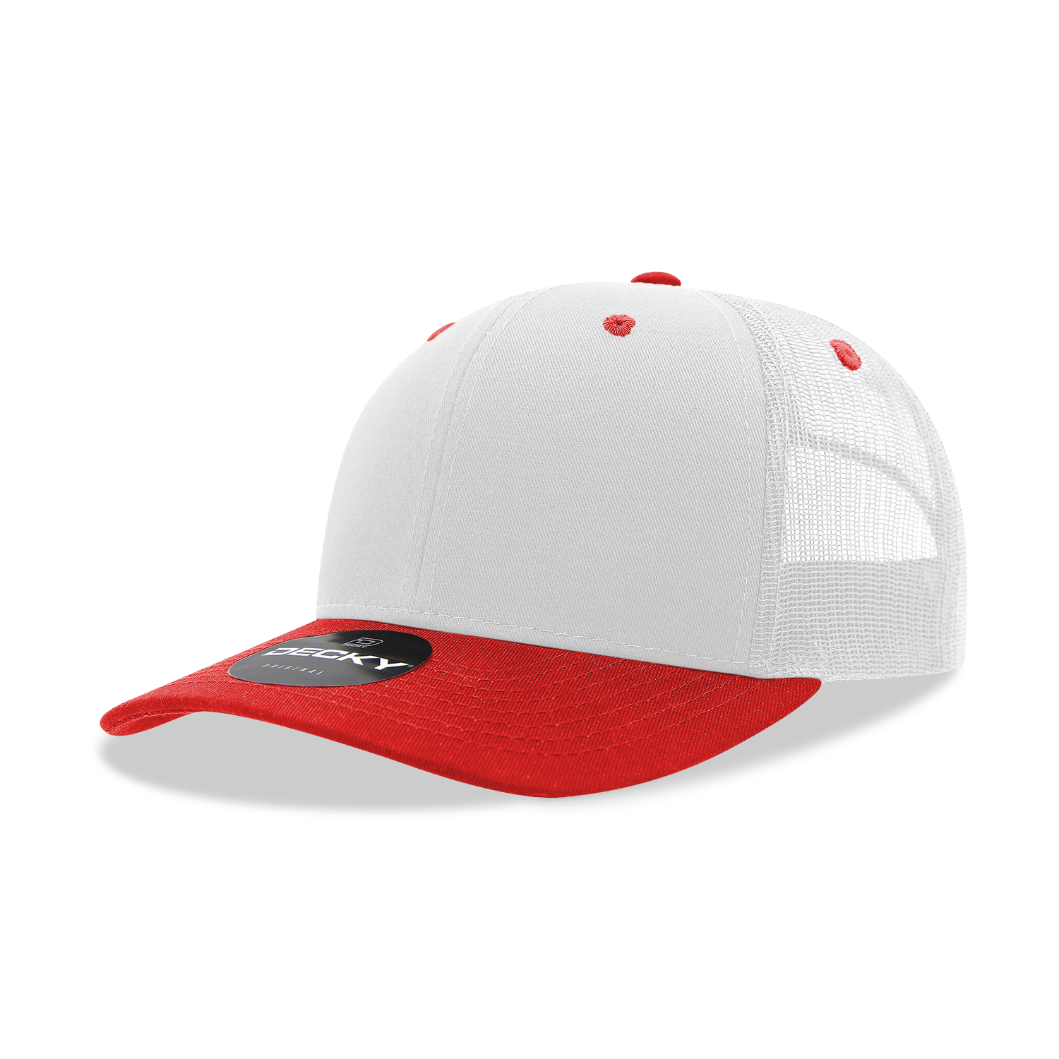 The Park Wholesale - Vente Casquette de camionneur – unisexe - Casquette Trucker classique Decky 6021, 6 panneaux, style mid pro52