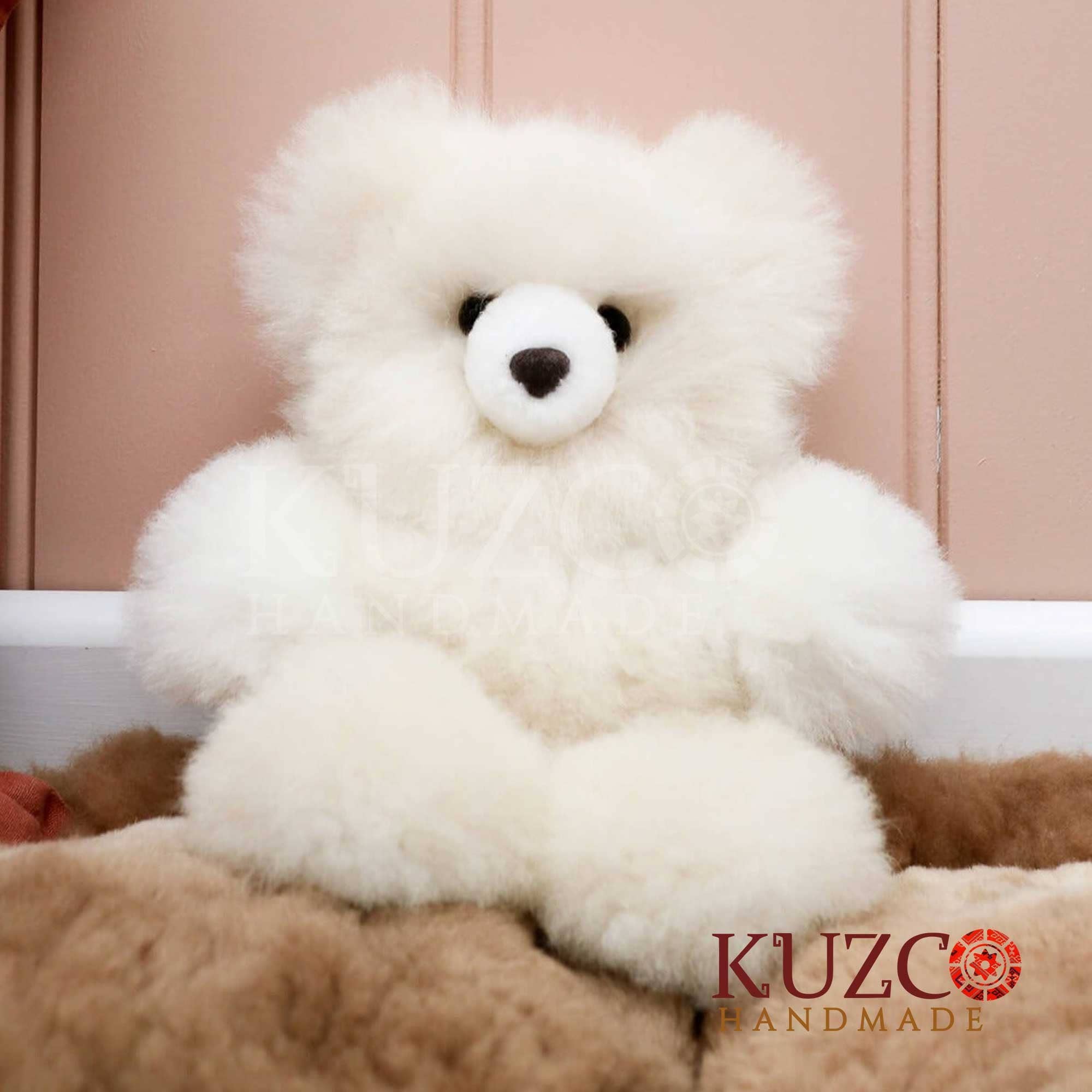 KuzcoHandmade - Vendita all'ingrosso Peluche - Bambini e neonati - Orso di peluche in pelo di alpaca - Morbido e ipoallergenico3