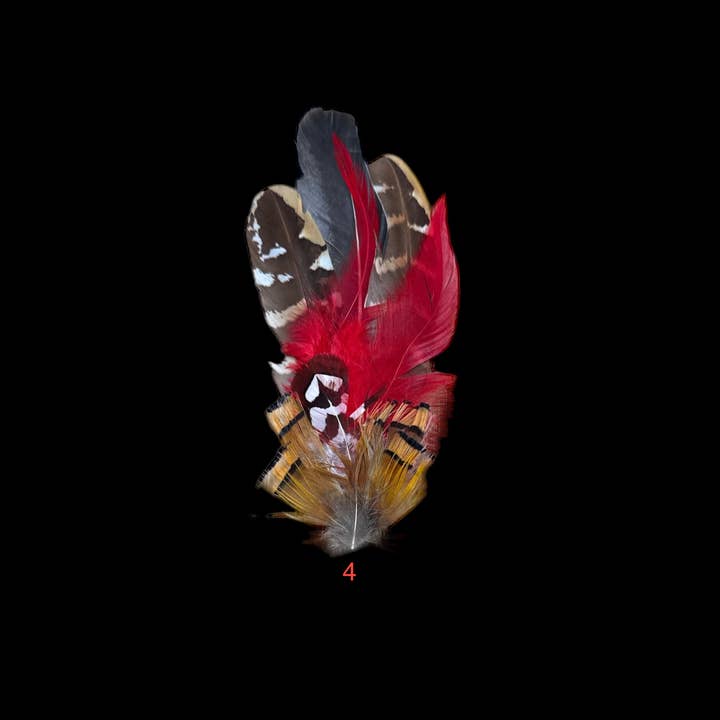 Nati Natash - Wholesale Hat Accessory - Women's - Decorative Side Hat Feathers (Out of SHOTGUN CASING)