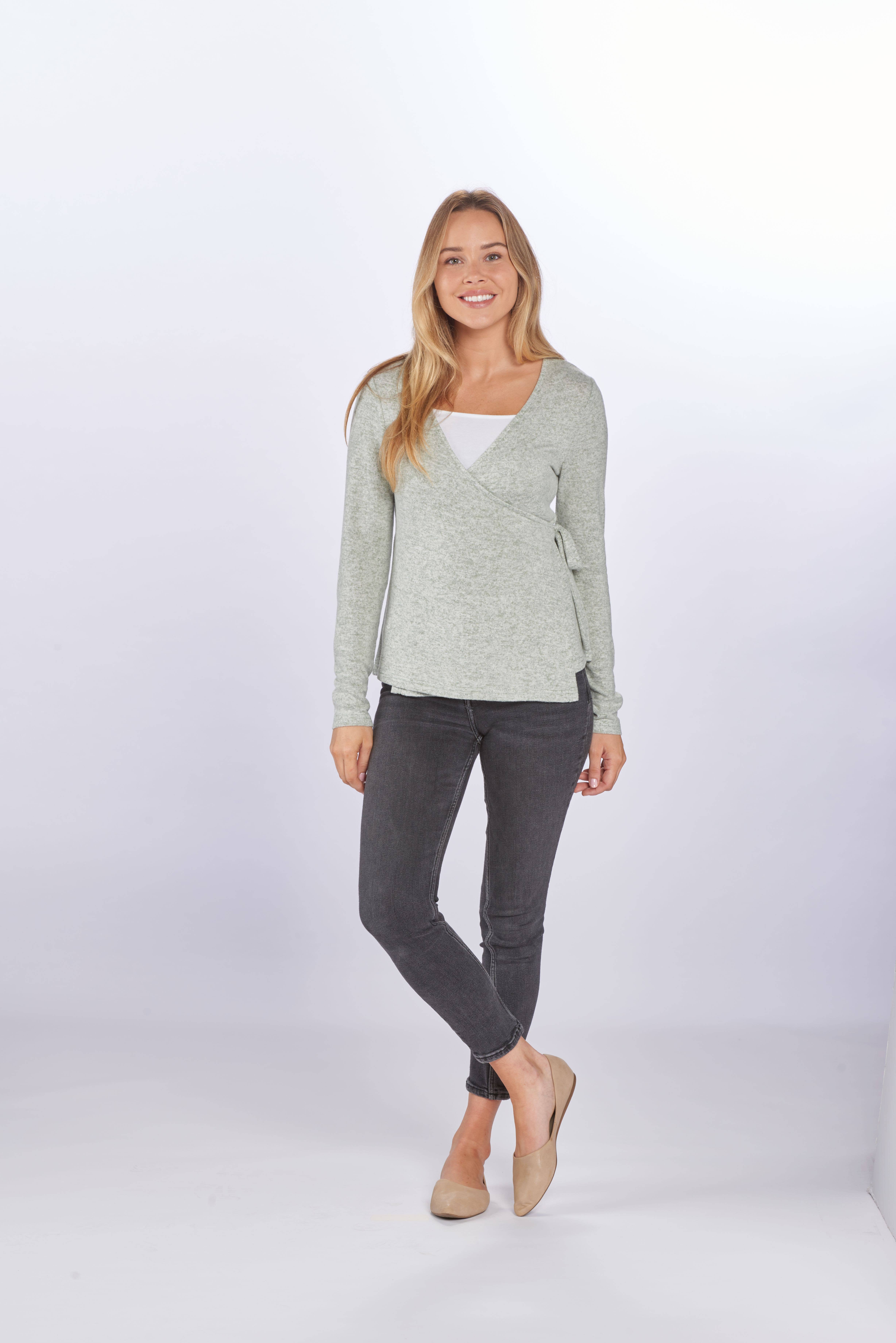 Boxercraft - Vente Haut en maille – femme - Haut cache-cœur Cudddle5