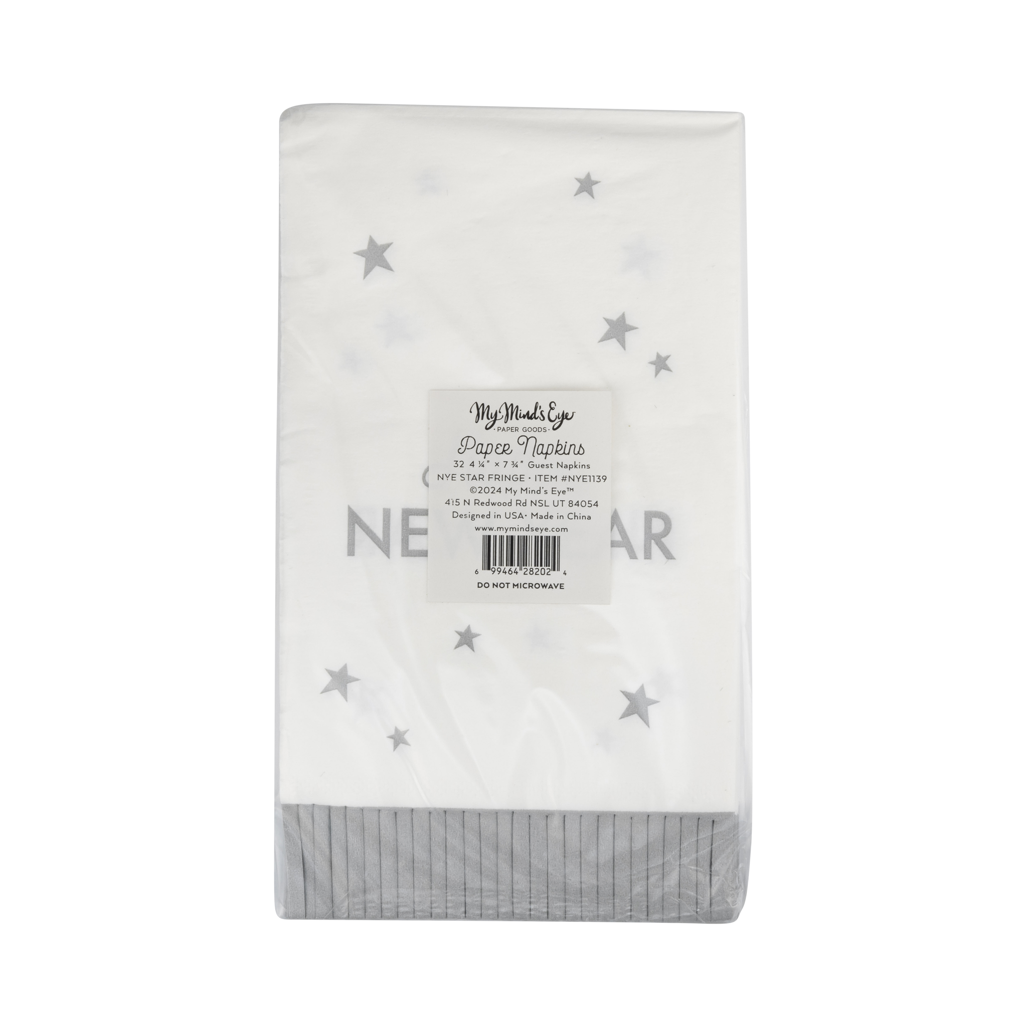My Mind’s Eye - Wholesale Disposable Napkin - NYE1139 - Happy New Year Fringed Dinner Napkin3