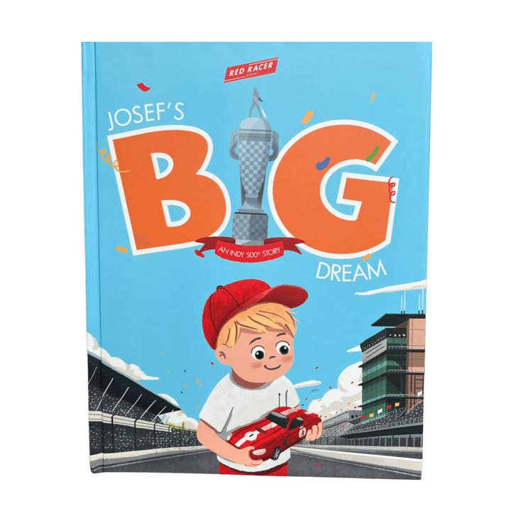 Red Racer Books - Vente Livre pour enfants de maternelle (de 3 à 5 ans) - Le grand rêve de Joseph : une histoire de l'INDY 500 - Livre pour enfants à couverture rigide1