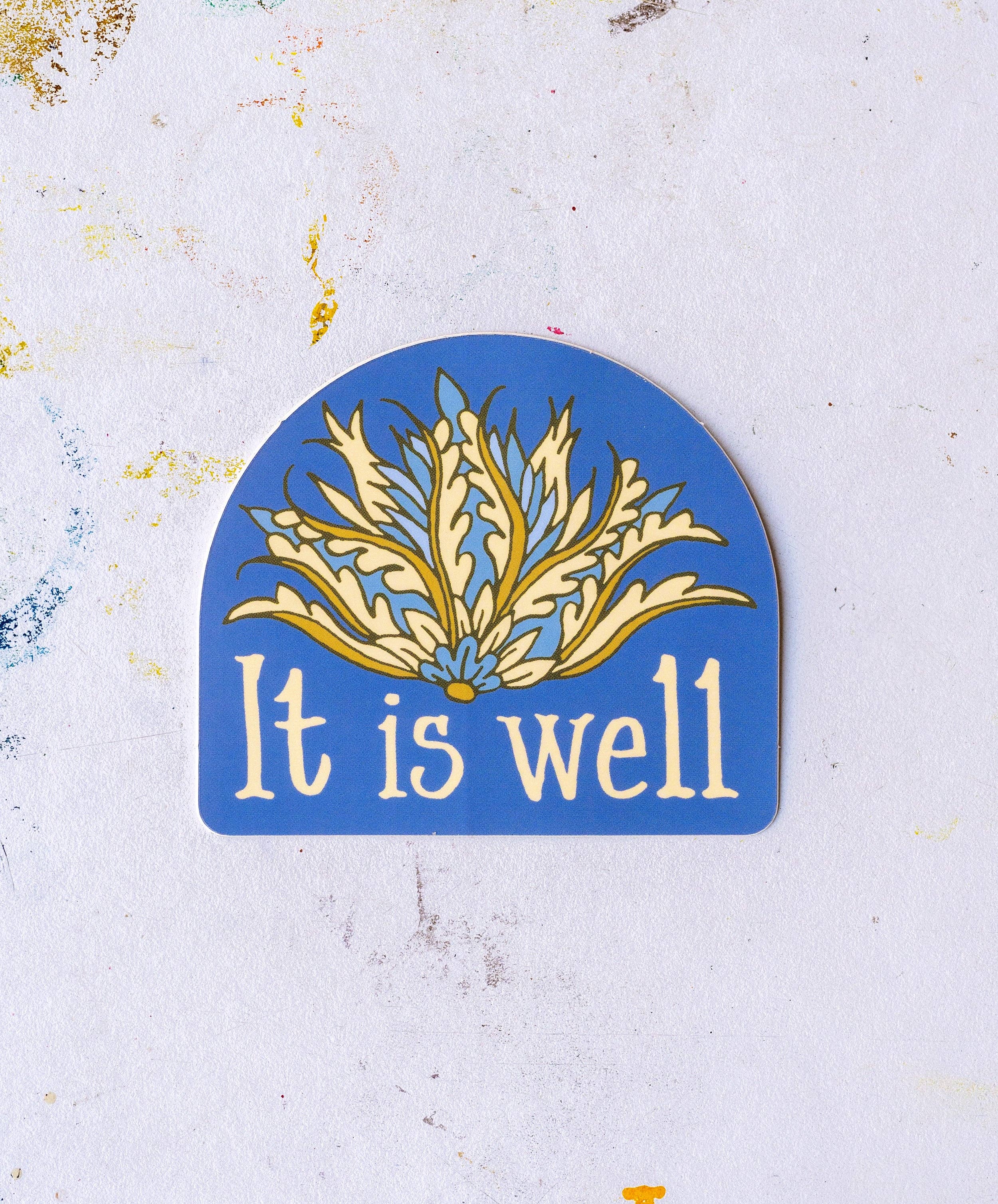 Little Things Studio - Wholesale Sticker - It Is Well Hymn Sticker1
