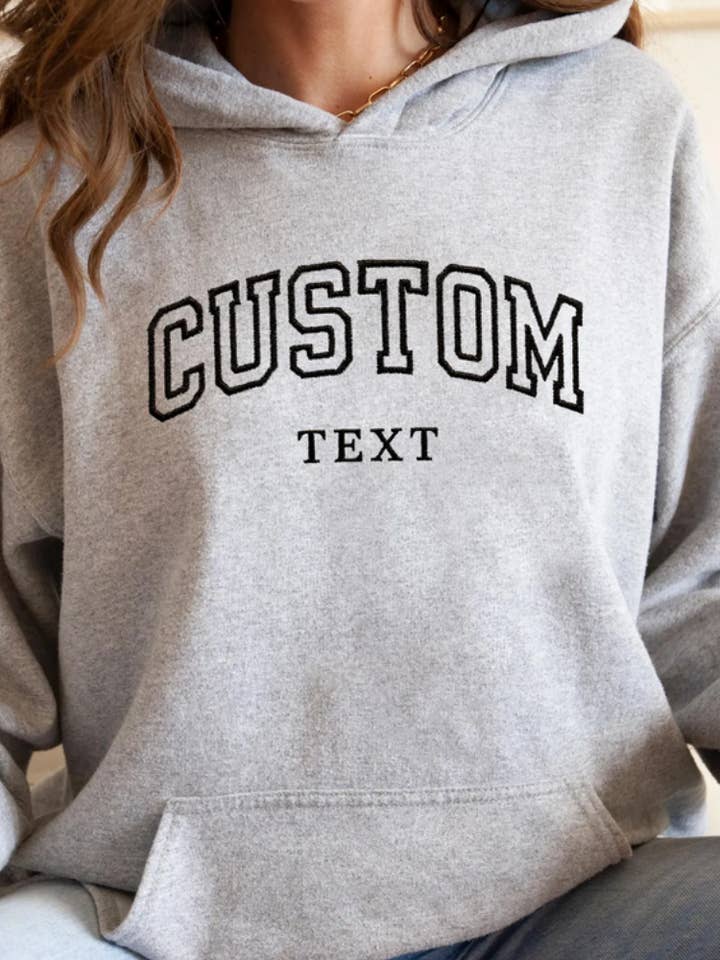 Custom Hoodie (Sleeve, Back Print) for wholesale by Print The Dream