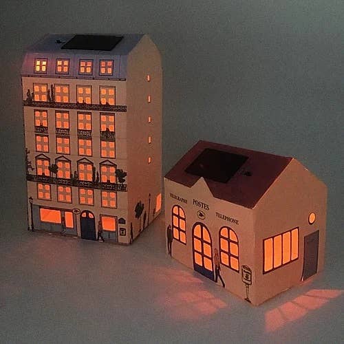 Litogami - Wholesale Night Light - Maisons de France Casagami Solar Night Lights Pack2
