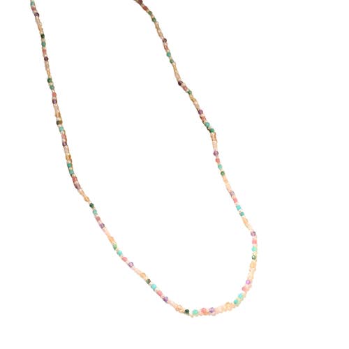 Vama Couture | Jhilmil Necklace in Sterling Silver for wholesale by Vama Couture