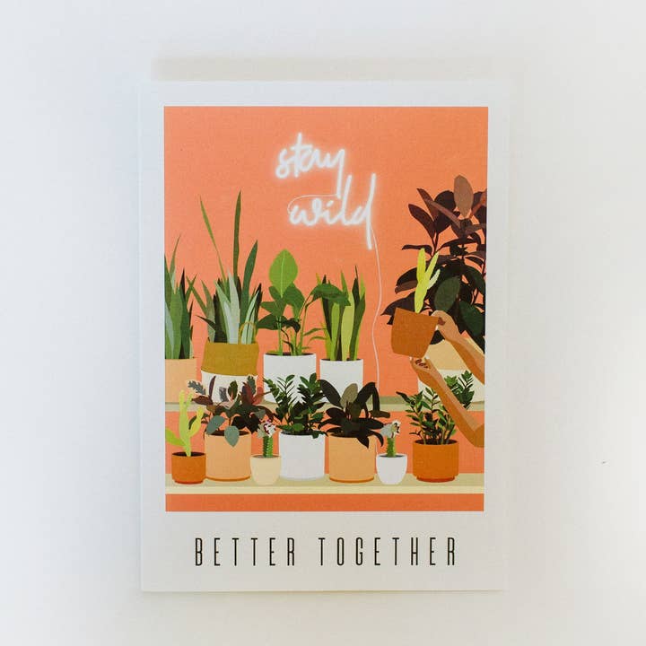 Wholesale Greeting Cards: BETTER TOGETHER for wholesale by WildFlora