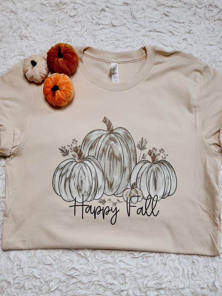 T-shirt Happy Fall pour la vente par With Love, Shanese