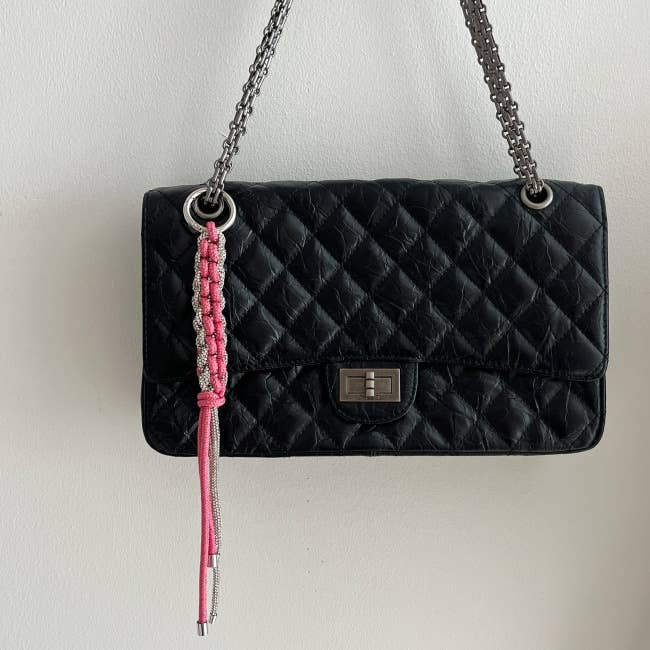 MOND HAUS - Vente Porte-clés – unisexe - Porte-clés Meow | Breloque kitsch Y2K en corde tressée éblouissante1