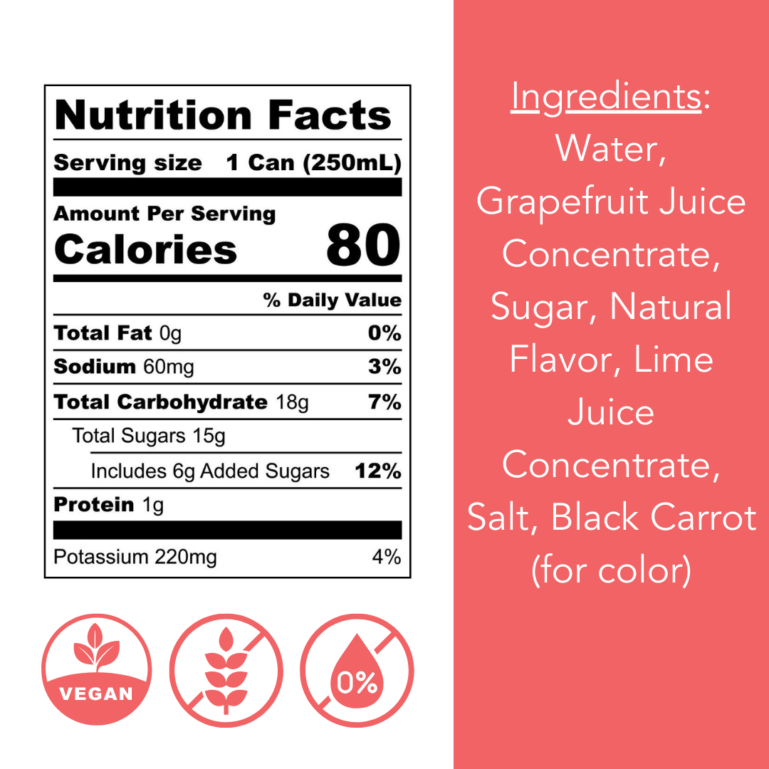 Per Se - Vendita all'ingrosso Aperitivo/Cocktail analcolico - Paloma, cocktail artigianale analcolico in confezione da 47