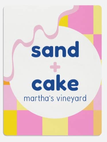 Couverture de plage avec logo S&C pour la vente par Sand and Cake