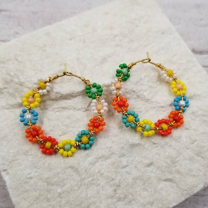 Summer Flower Language Earrings for wholesale by Treasure Wholesale