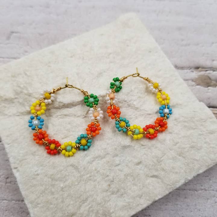 Summer Flower Language Earrings for wholesale by Treasure Wholesale