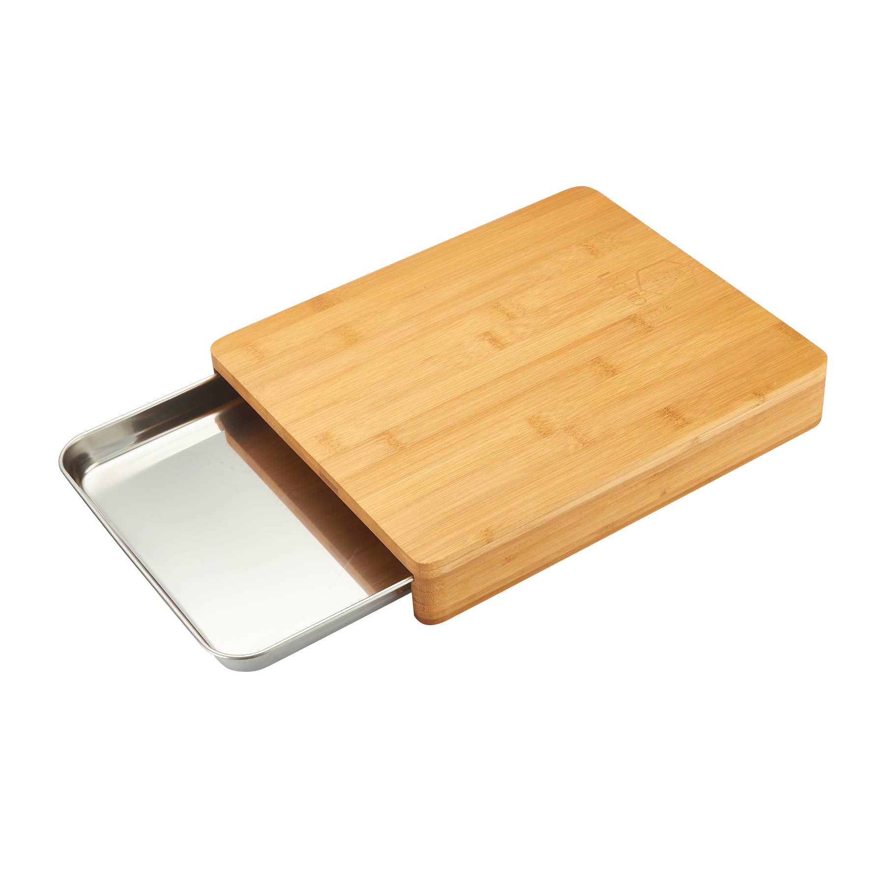 Laguiole - Wholesale Cutting Board - Lagiuole Bamboo Cutting Board with Stainless Steel Storage Drawer1