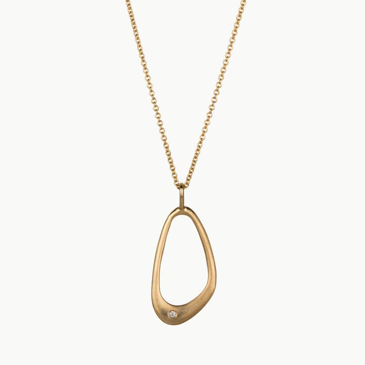 Wake Necklace in Gold for wholesale by Corey Egan