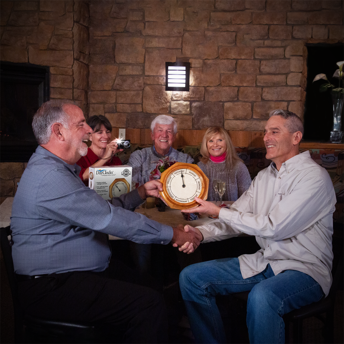 Dayclocks - Wholesale Wall Clock - DayClocks Day-of-the-Week 10" Wall Clock with Oak Wood Frame9