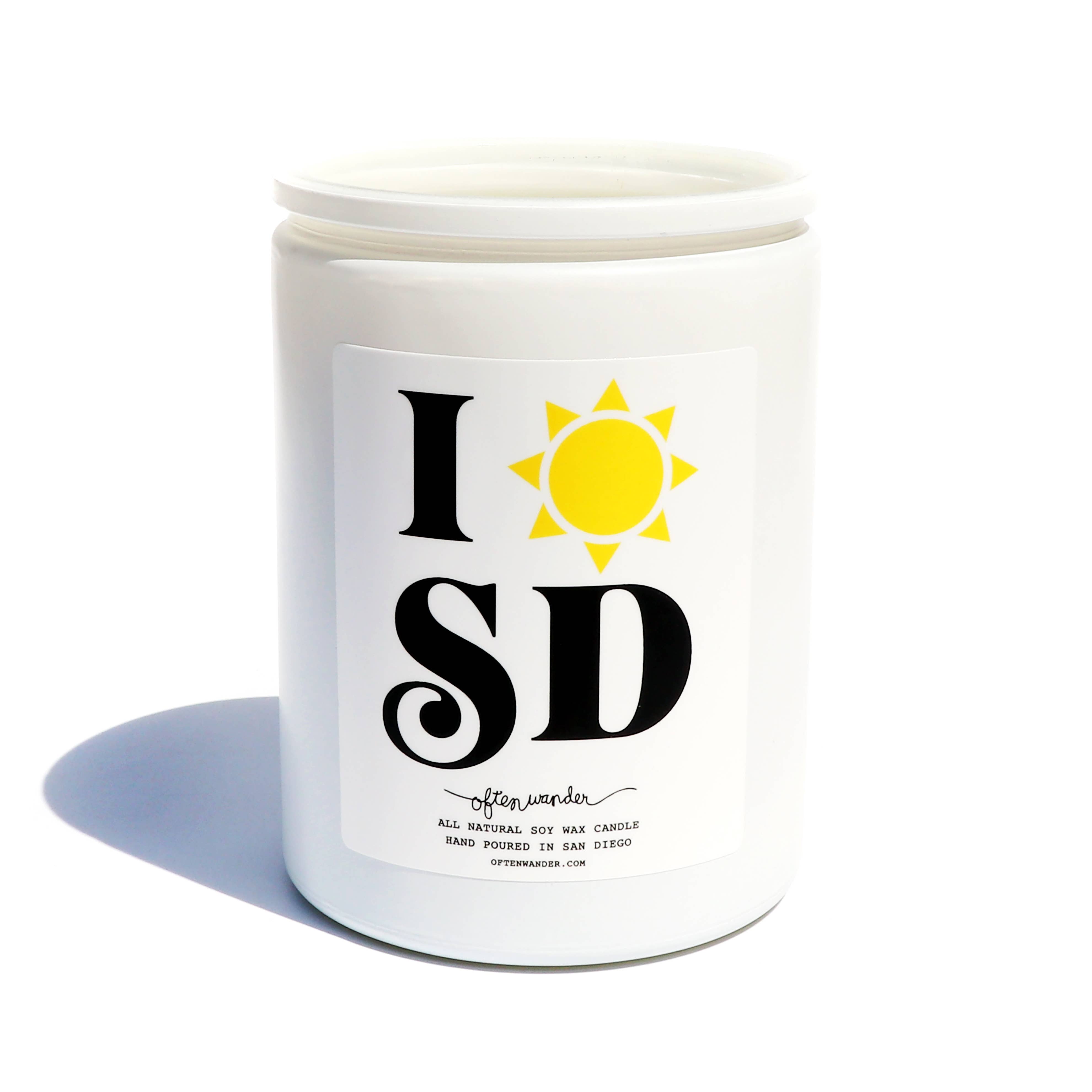 Often Wander - Wholesale Jar/Filled Candle - I Sunshine San Diego – City Love Candle2