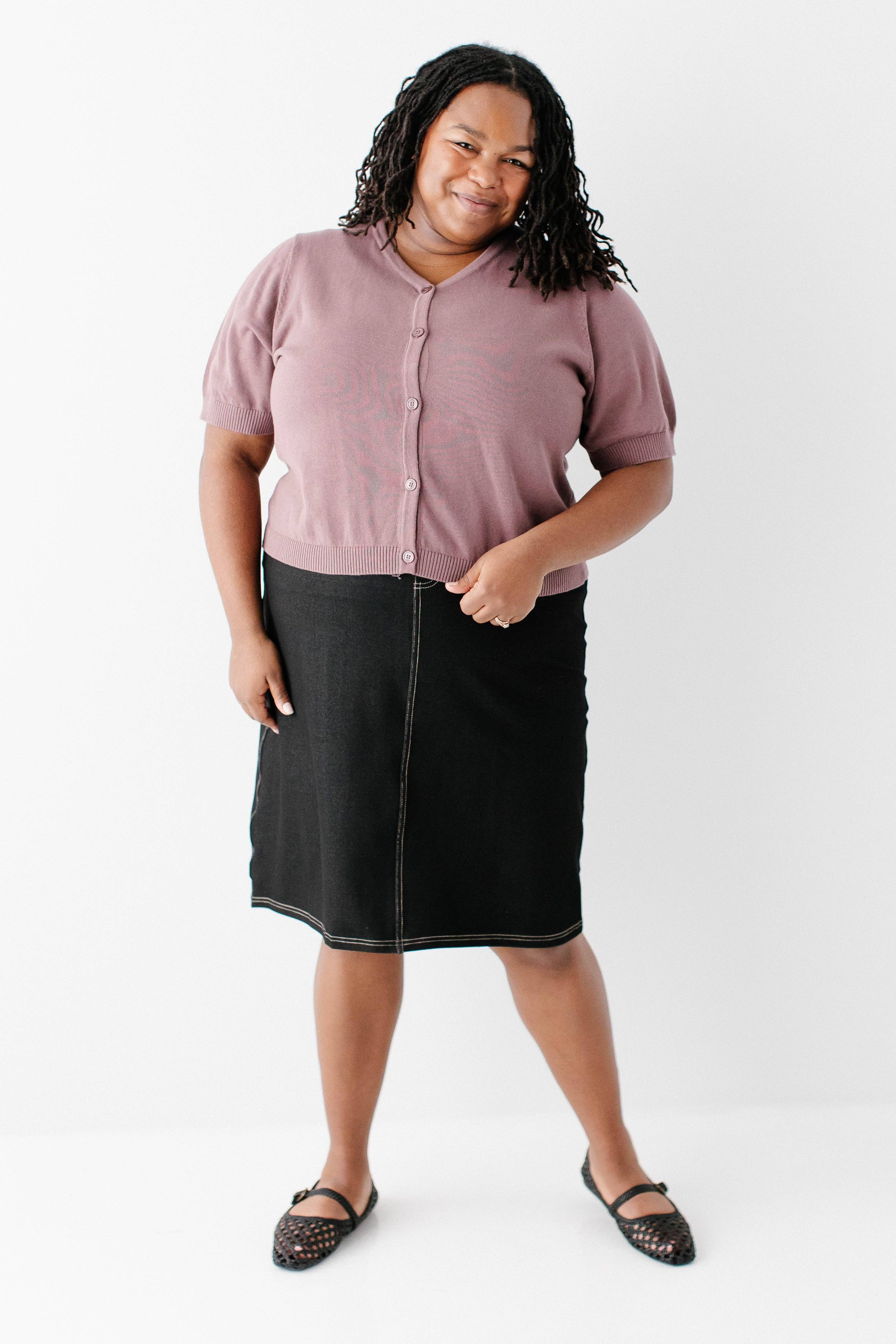 The Main Street Exchange - Wholesale Cardigan - Women's - 'Catherine' Short Sleeve Cotton Cardigan3