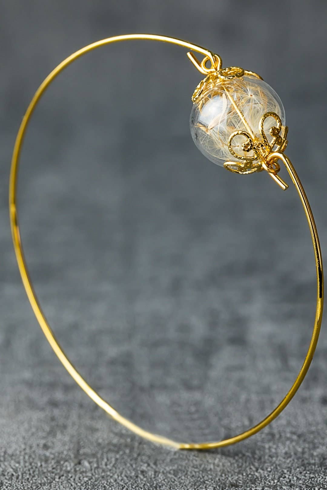 MadamLili - Wholesale Bangle Bracelet - Dandelion Dandelion Seed Bangle - Gold plated15