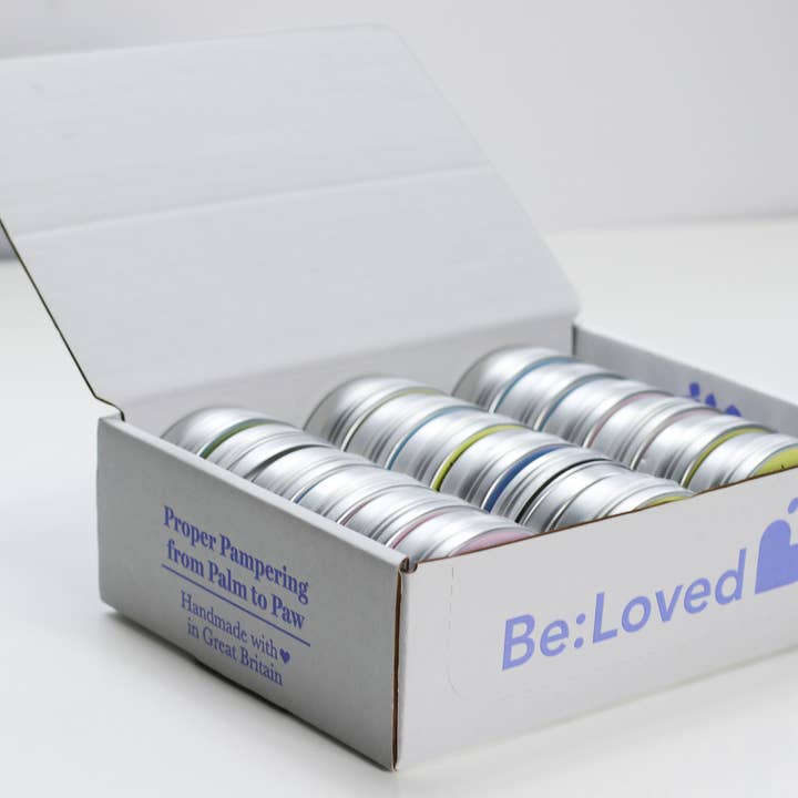 BeLoved, Natural Dog Grooming Products. – wholesale Pet grooming aid – Dog – Pet Paw & Nose Balms in a Shelf Ready Pack (SRP). 18 Units.