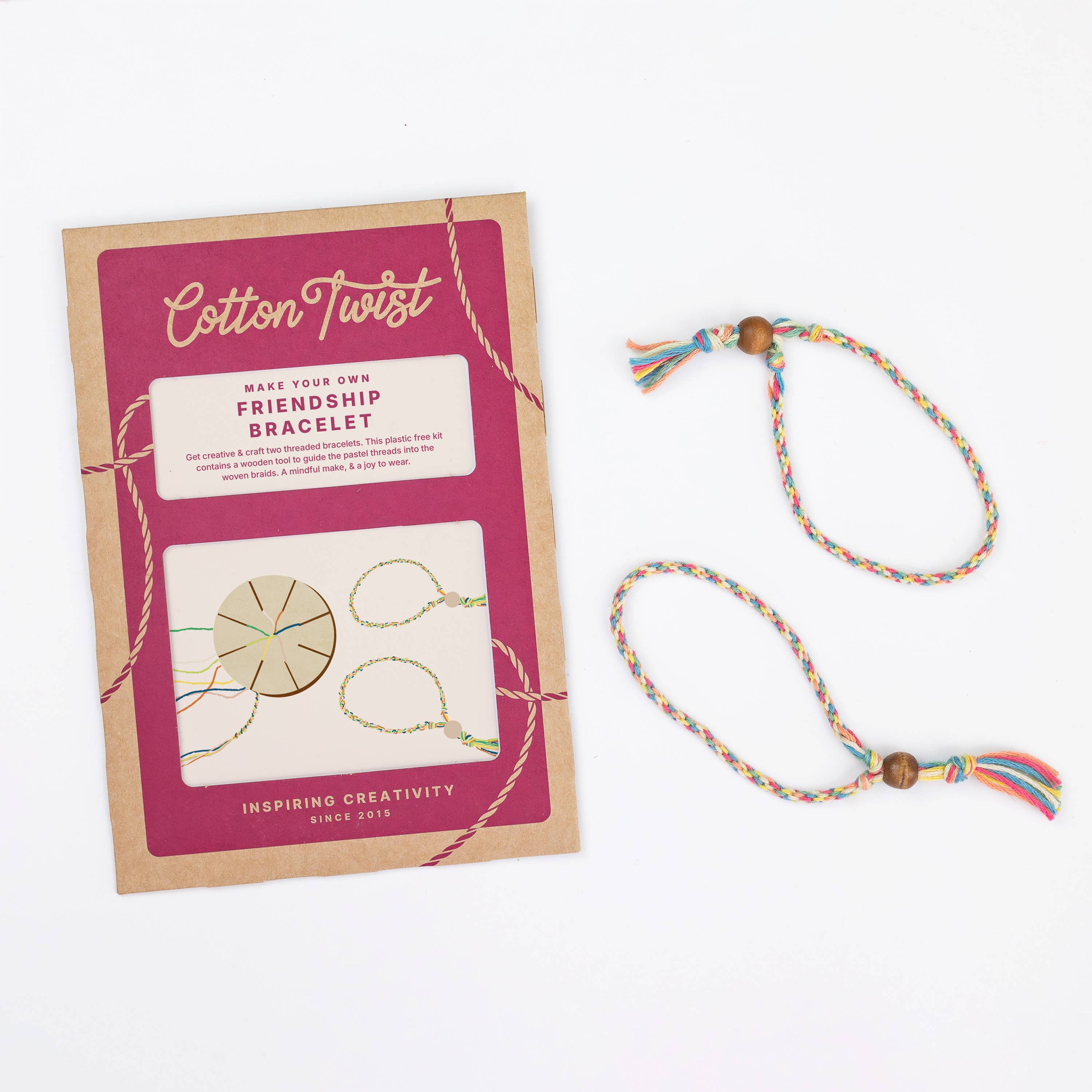 Cotton Twist (USA DUTIES PAID) - Wholesale DIY Jewelry - Kids - Make Your Own Friendship Bracelet Kit6