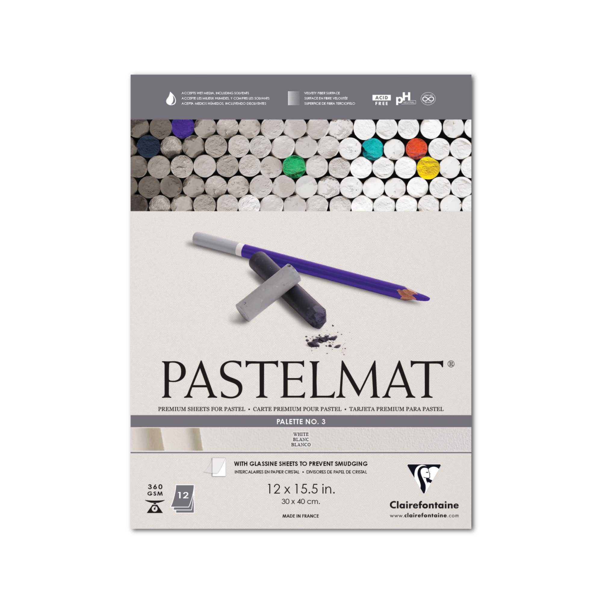 Exaclair - Wholesale Sketchbook/Sketchpad - Pastelmat Premium Textured Paper Pads For Pastel10