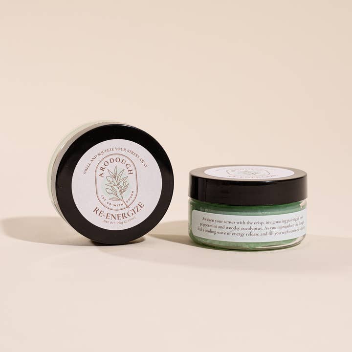 AroDough - Wholesale Stress Relief Ball/Dough - Sensory Stress Relief Aromatherapy Dough: RE-ENERGIZE