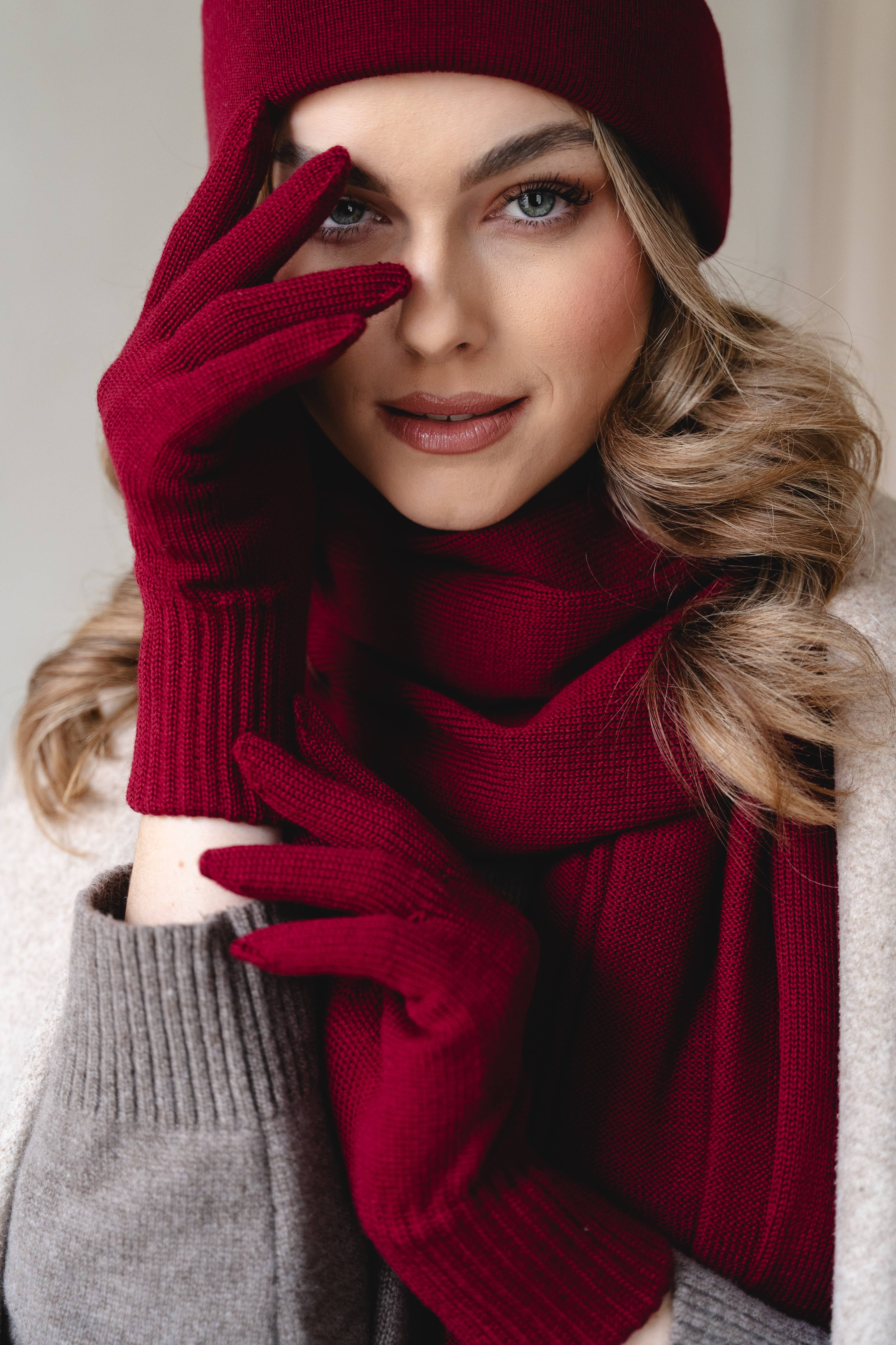 Ander - Vente Bonnet – femme - Bonnet classique NAOMI 100 % laine mérinos TOP SELLER20