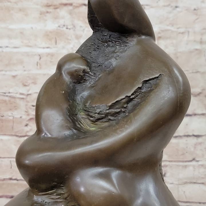 Bronzhaus – wholesale Sculpture – Hand Made Abstract Modern Style Mother and Child by Botero Bronze Sculpture5