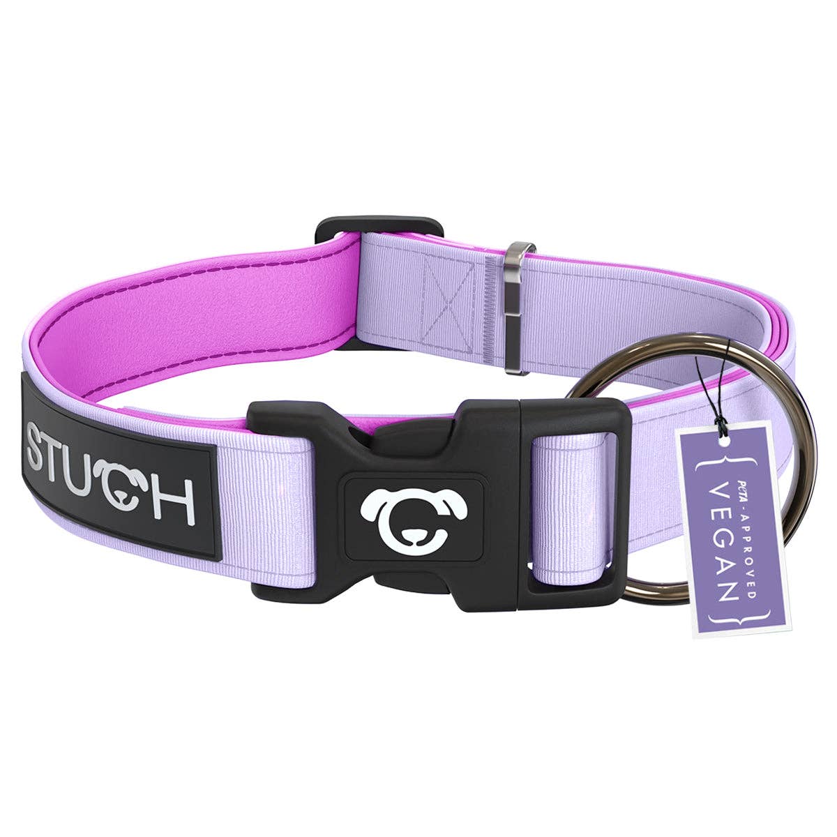 STUCH - Wholesale Pet Collar - Dog - Padded dog collar - lilac0