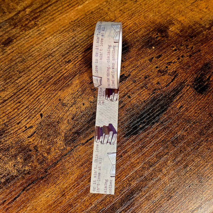 Book Theme Washi Tape - Beloved for wholesale by Rose Paperie