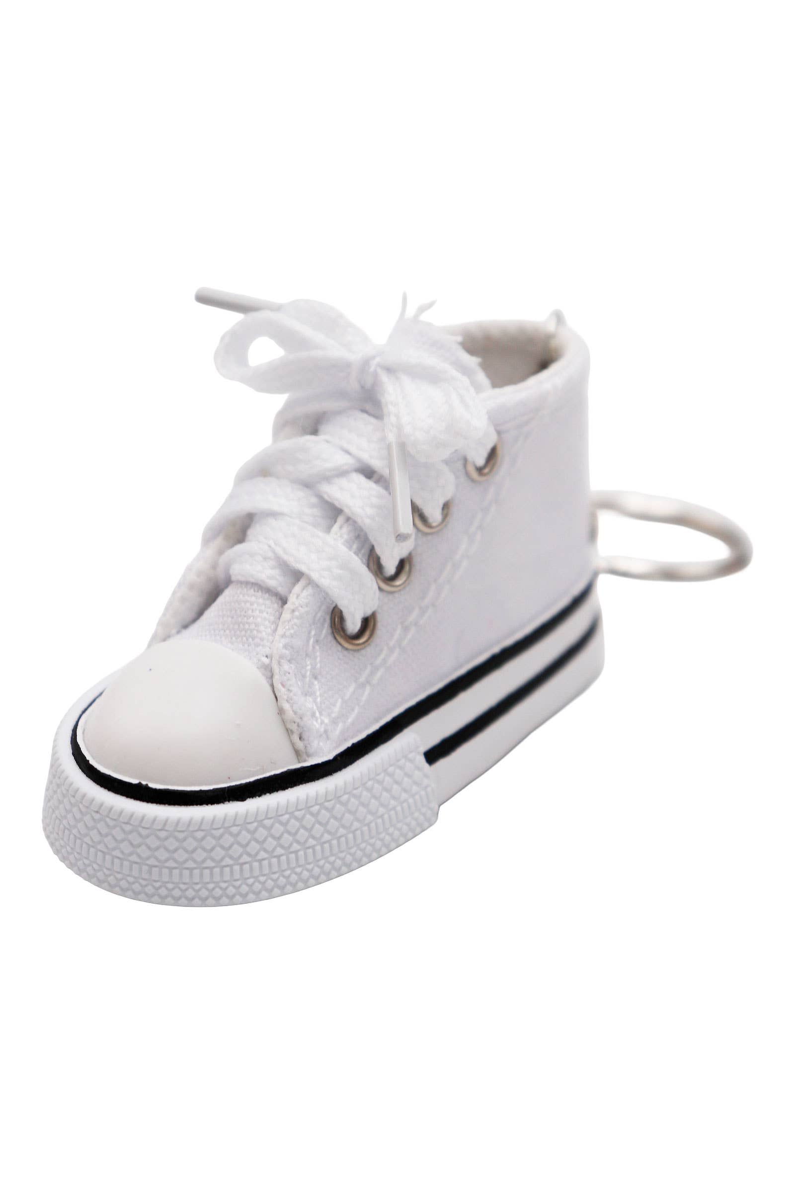 ASSORTED Canvas Rubber Sole Sneakers Key Chain for wholesale on Faire6