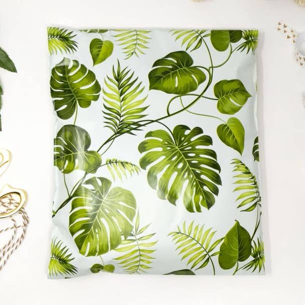 Eleven Fashion - Wholesale Envelopes - Banana Leaves Designer Poly Mailers 10x130
