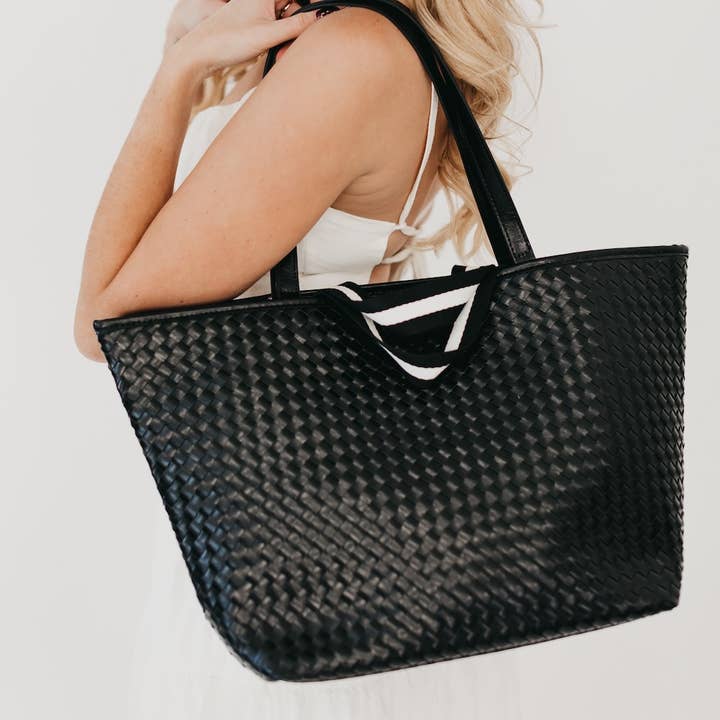 Pretty Simple - Wholesale Tote Bag - Women's - Woven Tiffany Organizer Tote Bag