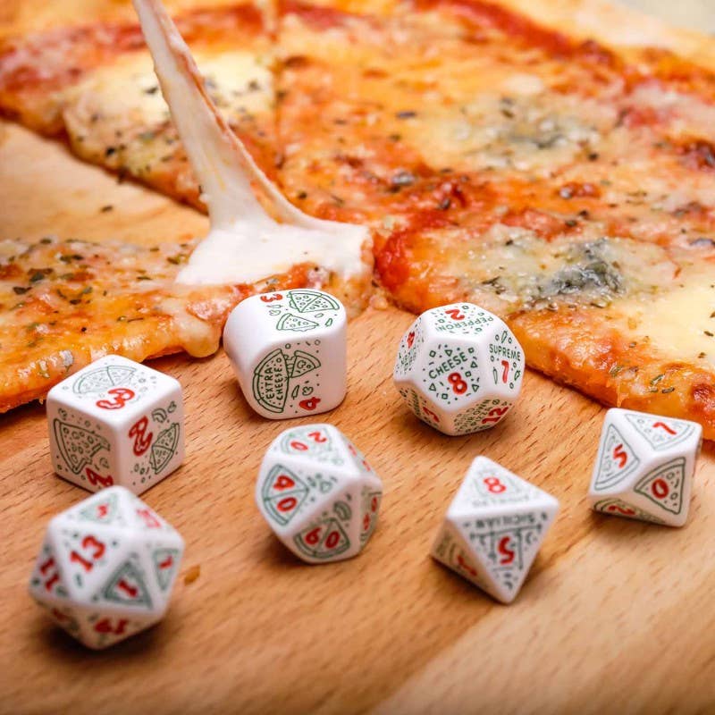Cardshouse - Wholesale Dice - Q WORKSHOP Pizza Dice Set Pepperoni5