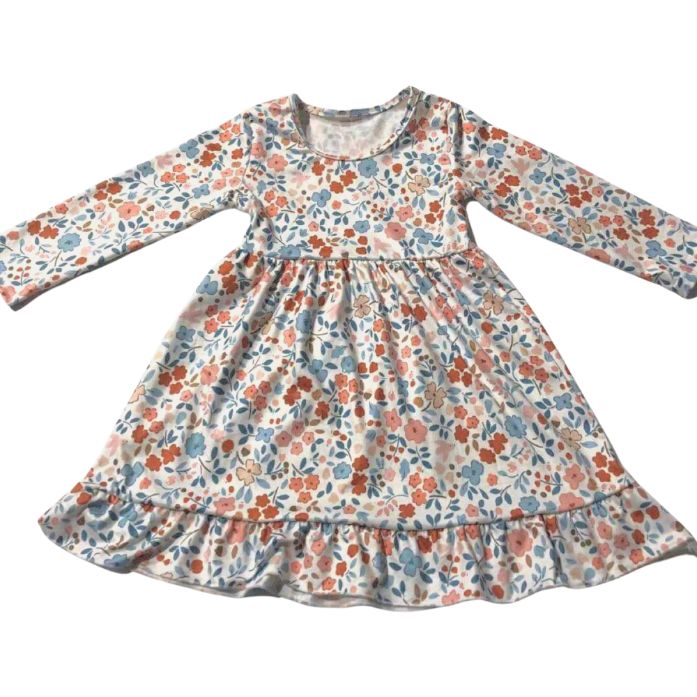 Yourself Expression - Vente Robe – enfant - Robe Harvest Flowers pour fille0