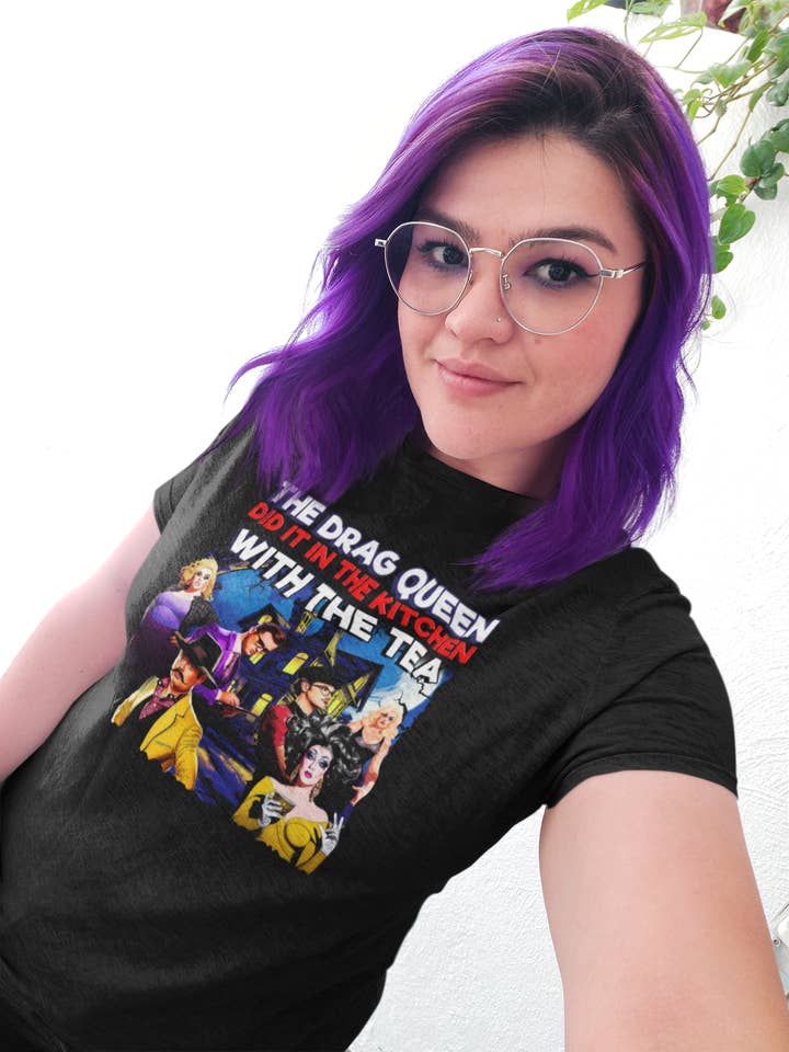 Heather Black Drag queen did it in the Kitchen with the Tea! Fierce & Fun for wholesale on Faire1