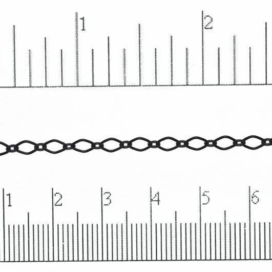 Continental Beads - Wholesale Craft Supplies - 4mm x 3mm Oval Link Cable Chain Sold by The Foot - CH 8295