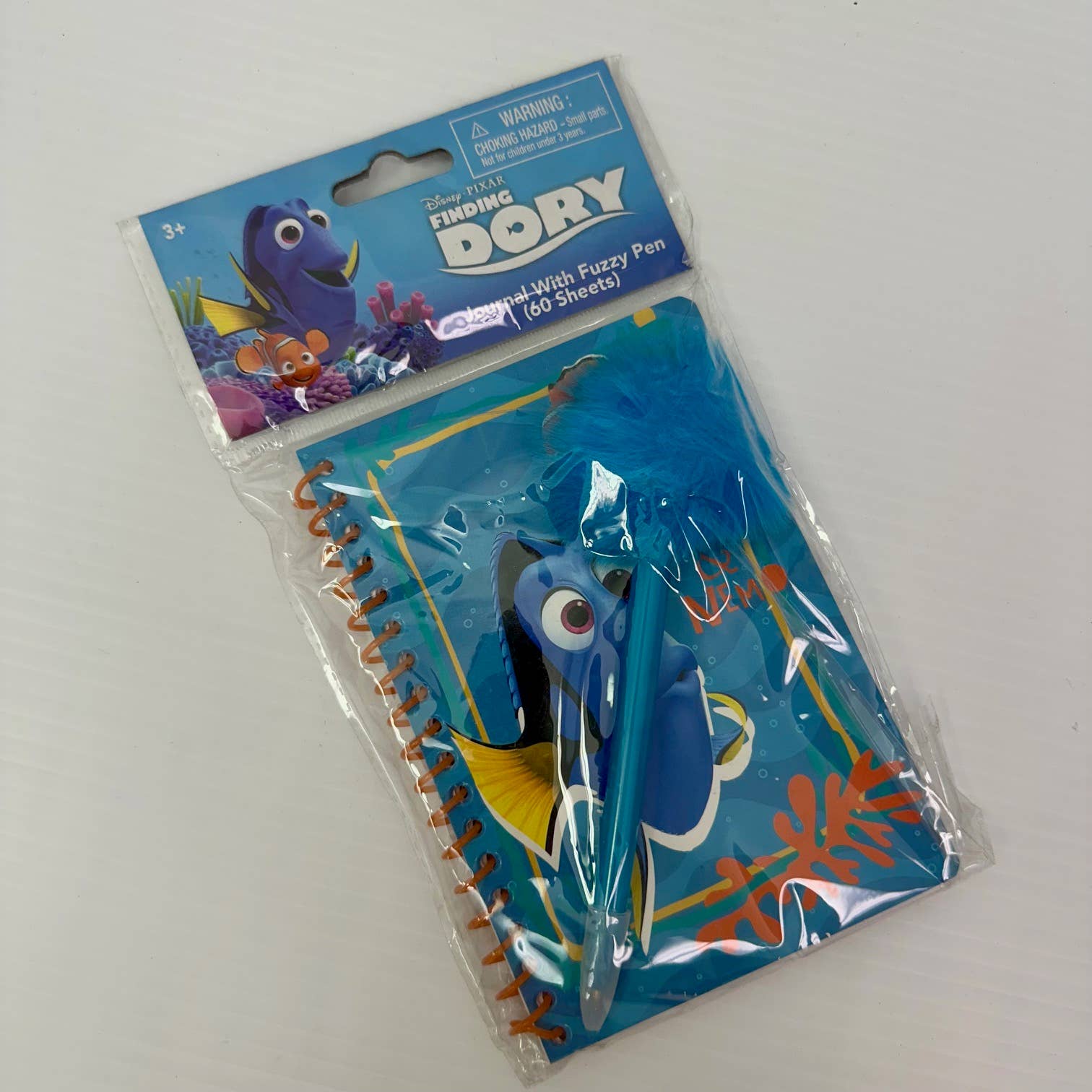 J&B Liquidations - Wholesale Notepad - Disney Pixar Finding Dory Journal with Fuzzy Pen1