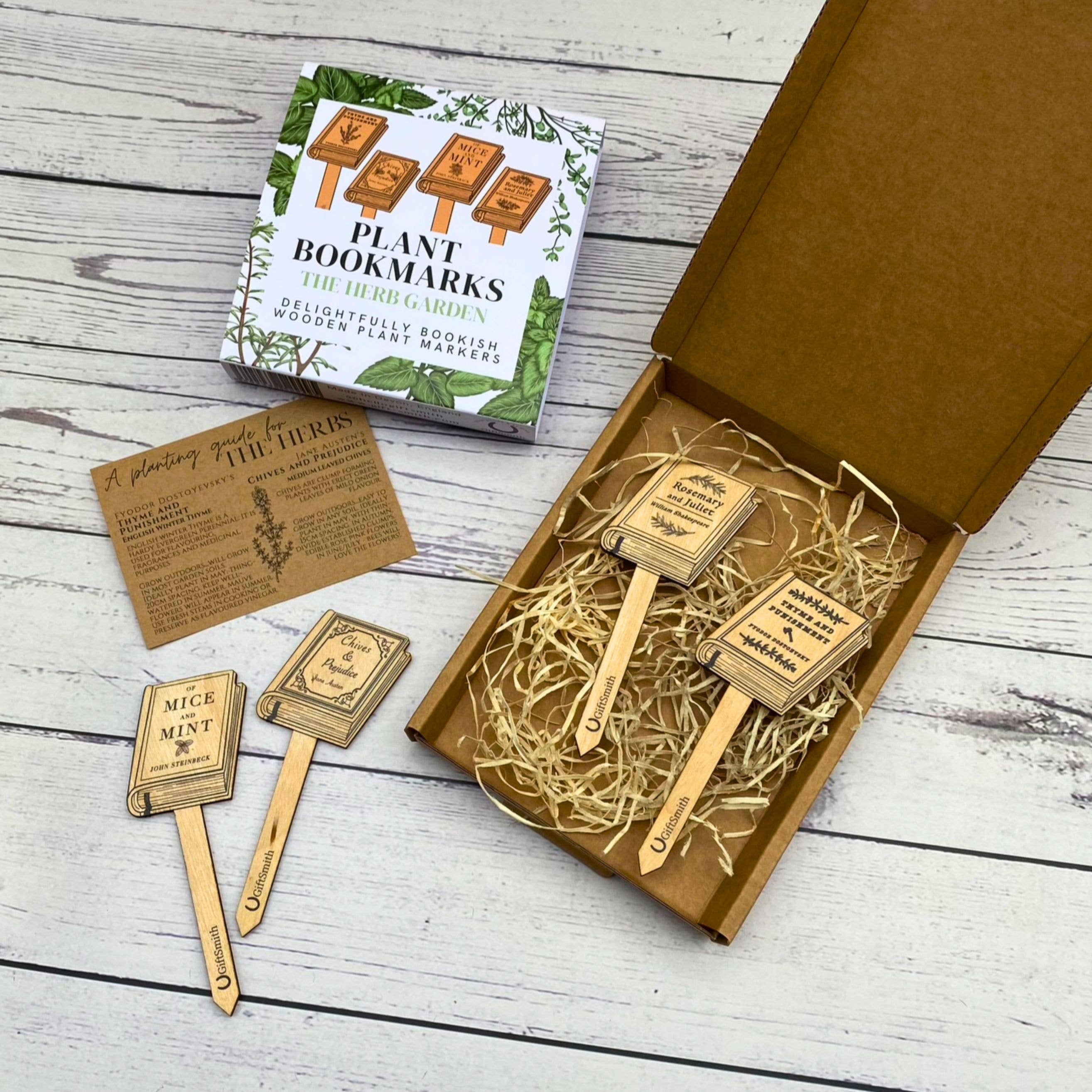 GiftSmith - Wholesale Bookmark - Plant Bookmarks: The Herb Garden1