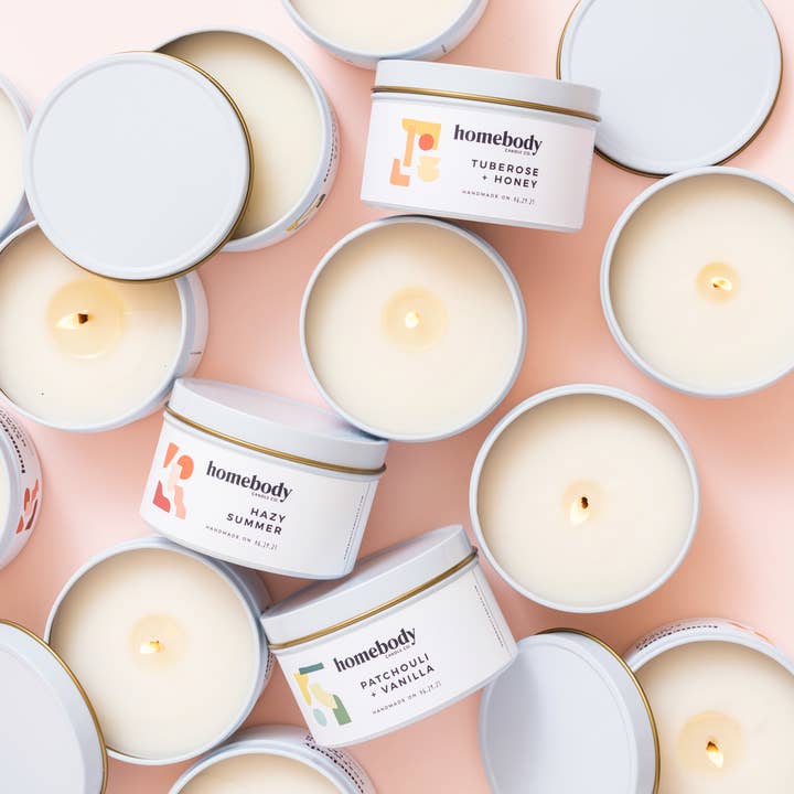 Homebody Candle Co. - Wholesale Travel Candles - Golden Hour • candle tin6