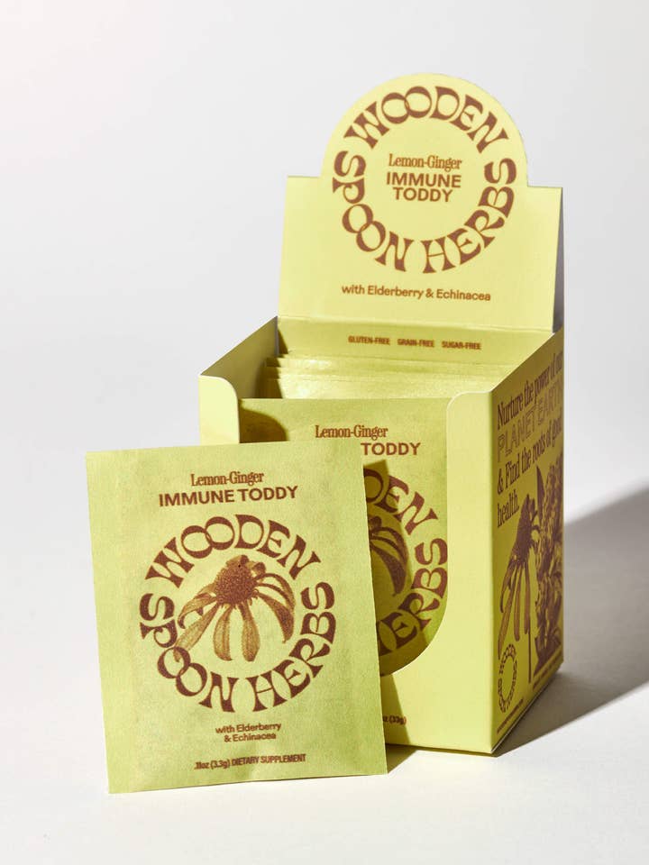 Lemon-Ginger Immune Toddy for wholesale by Wooden Spoon Herbs