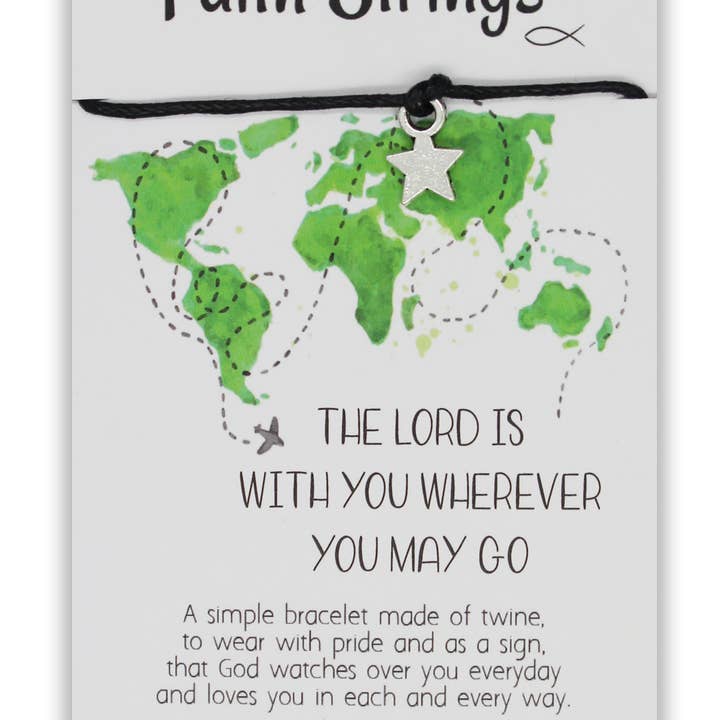 Faithstrings - Wholesale Charm/Dangle Bracelet - Christian Gift Faith String Wish Bracelet Travel Star Charm4
