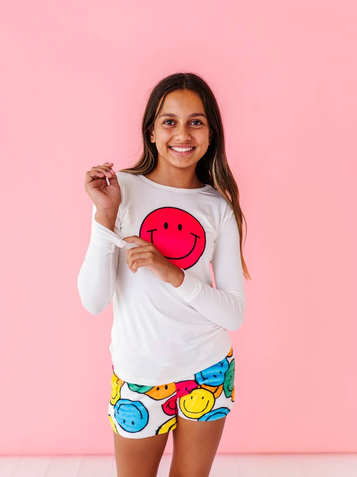 Pantalones cortos de felpa Jumbo Smiles para venta al por mayor de Macaron + Me